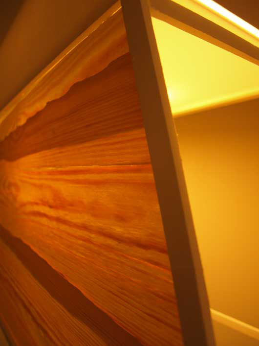 Process - veneer shade, light experiment